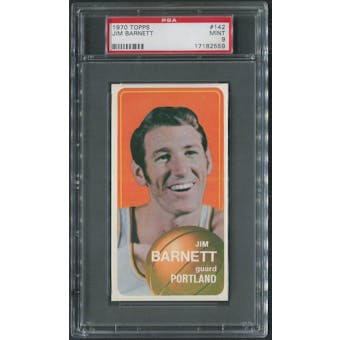 1970/71 Topps Basketball #142 Jim Barnett PSA 9 (MINT)