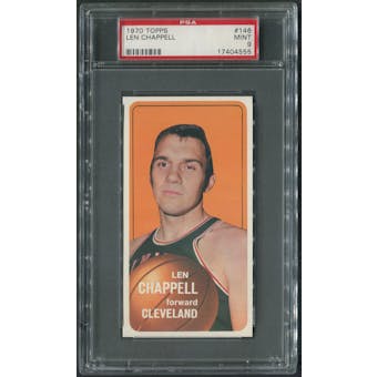 1970/71 Topps Basketball #146 Len Chappell PSA 9 (MINT)