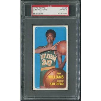 1970/71 Topps Basketball #151 Art Williams PSA 9 (MINT)
