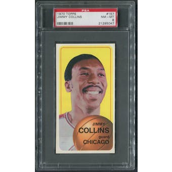 1970/71 Topps Basketball #157 Jimmy Collins PSA 8 (NM-MT)