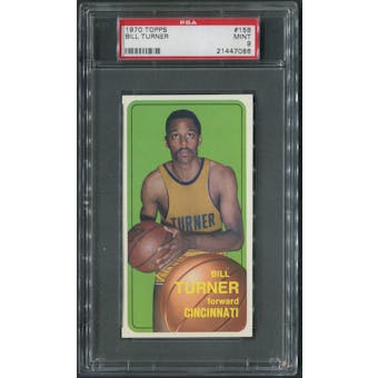 1970/71 Topps Basketball #158 Bill Turner PSA 9 (MINT)