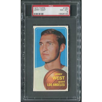 1970/71 Topps Basketball #160 Jerry West PSA 8 (NM-MT)