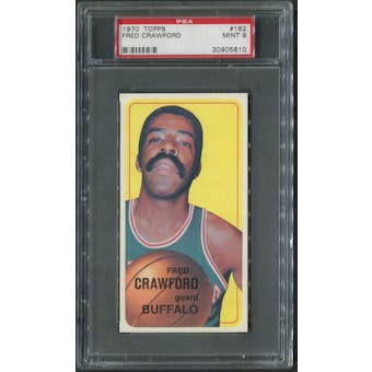 1970/71 Topps Basketball #162 Fred Crawford PSA 9 (MINT)