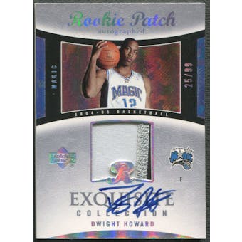 2004/05 Exquisite Collection #90 Dwight Howard Rookie Patch Auto #25/99