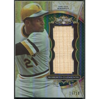 2013 Topps Triple Threads #RCL Roberto Clemente Unity Relics Emerald Bat #16/18