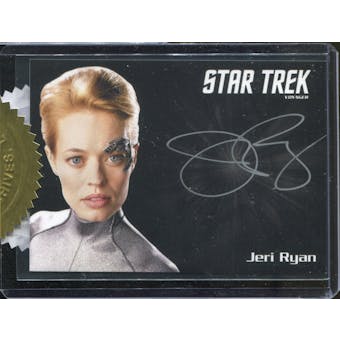 2015 Star Trek: Voyager Heroes & Villains Silver Signature Series Jeri Ryan as Seven of Nine