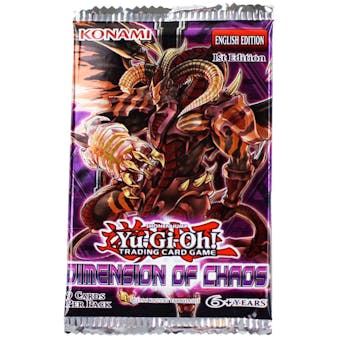 Yu-Gi-Oh Dimension of Chaos 1st Edition Booster Pack