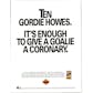 Gordie Howe Autographed 65th Birthday Magazine by Upper Deck (JSA)