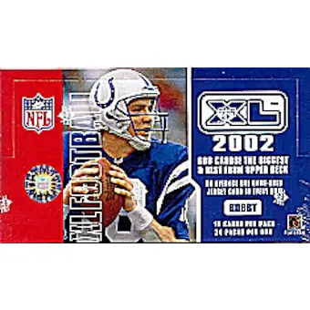 2002 Upper Deck XL Football Hobby Box