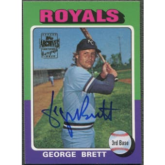 2001 Topps Archives #TAA144 George Brett A1 Auto SP /50