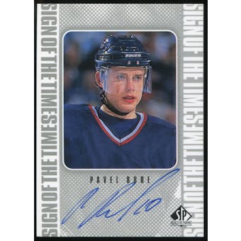 1998/99 Upper Deck SP Authentic Sign of the Times SOTT #PB Pavel Bure