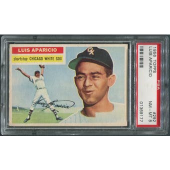 1956 Topps Baseball #292 Luis Aparicio Rookie PSA 8 (NM-MT)