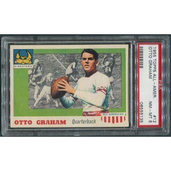 1955 Topps All American Football #12 Otto Graham PSA 8 (NM-MT)
