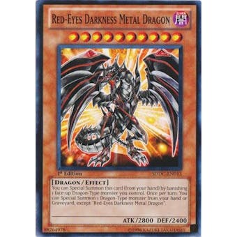 Yu-Gi-Oh SDDC 1st Ed. Single Red-Eyes Darkness Metal Dragon Common - NEAR MINT (NM)