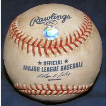 Game Used MLB Baseball Milwaukee Brewers at Houston Astros (2003) (9/28/03)