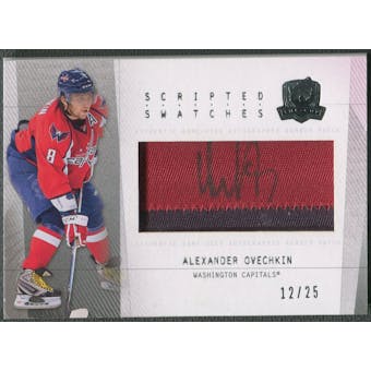 2009/10 The Cup #SSAO Alexander Ovechkin Scripted Swatches Patch Auto #12/25