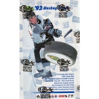 1993/94 Classic Hockey Hobby Box