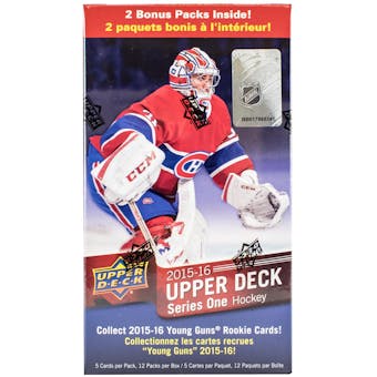 2015/16 Upper Deck Series 1 Hockey 12-Pack Blaster Box