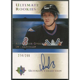 2005/06 Ultimate Collection #92 Alexander Ovechkin Rookie Auto #274/299