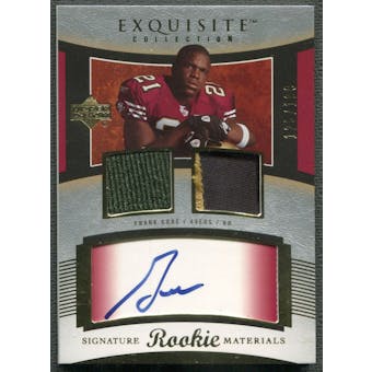 2005 Exquisite Collection #93 Frank Gore Rookie Patch Auto #125/199