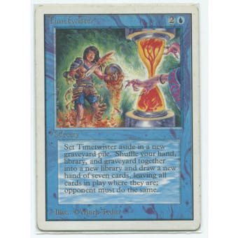 Magic the Gathering Unlimited Single Timetwister - MODERATE PLAY (MP)