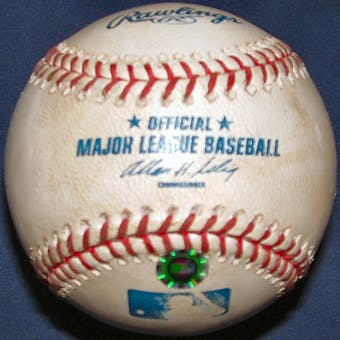 Game Used MLB Baseball New York Mets at Florida Marlins (6/2/01)