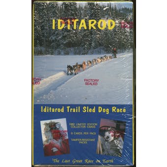 Iditarod Trail Sled Dog Race Collector Cards Box (1992 MotorArt)