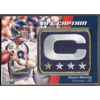 2012 Topps #NCPPM Peyton Manning NFL Captains Patch