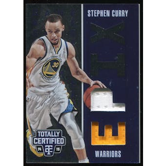2014-15 Totally Certified EPIX Game Memorabilia Blue #8 Stephen Curry Serial #144/149