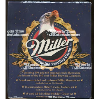 Miller Genuine Trading Cards Box (1995 Sports Time Entertainment)