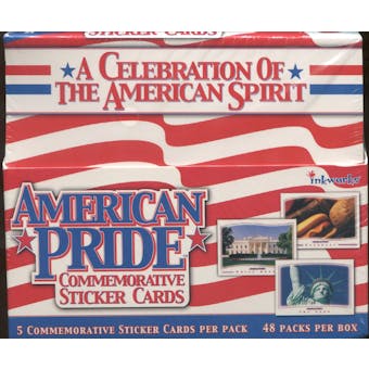 American Pride Commemorative Sticker Cards Box (Inkworks)