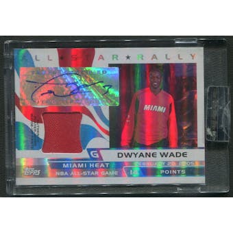 2005/06 Topps Big Game #DW Dwyane Wade All-Star Rally Relics Auto Pants #032/199