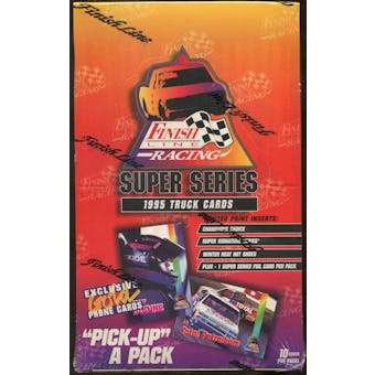 1995 Finish Line Racing Super Series Truck Cards Hobby Box