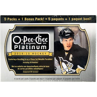 2014/15 Upper Deck O-Pee-Chee Platinum Hockey 6-Pack Box