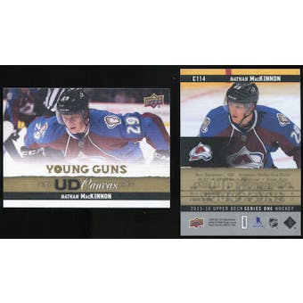 2013-14 Upper Deck Canvas #C114 Nathan MacKinnon YG RC Young Guns Rookie Card