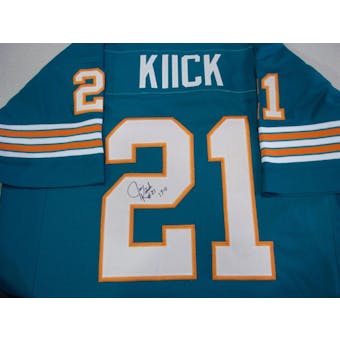 Jim Kiick Autographed Miami Dolphins Football Jersey