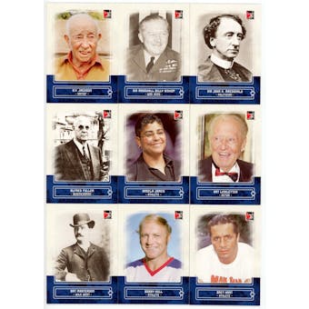 2011 In The Game Canadiana Blue Complete 100 Card Set