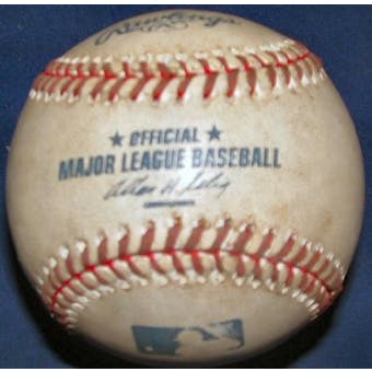 Game Used MLB Baseball Braves at Mets (2004) (4/12/04)