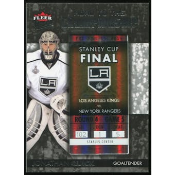 2014/15 Ultra Road to the Championship #RTCLAKJQ12 Jonathan Quick/Round 4 (6/13/14)