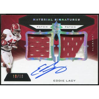 2013 Upper Deck Ultimate Collection Ultimate Signatures Patch #SJEL Eddie Lacy 10/10