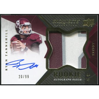 2012 Upper Deck Exquisite Collection #145 Ryan Tannehill Rookie Autograph Patch 20/99