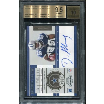 2011 Playoff Contenders #231A DeMarco Murray AU RC BGS 9.5 Gem Mint