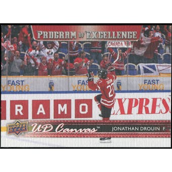 2014/15 Upper Deck Canvas #C262 Jonathan Drouin POE Programme of Excellence Team Canada