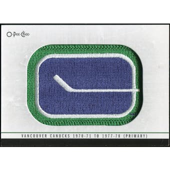 2012/13 Upper Deck O-Pee-Chee Team Logo Patches #TL72 Vancouver Canucks 1970-71 to 1977-78 Primary
