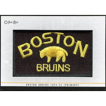 2012/13 Upper Deck O-Pee-Chee Team Logo Patches #TL74 Boston Bruins 1924-25 Primary