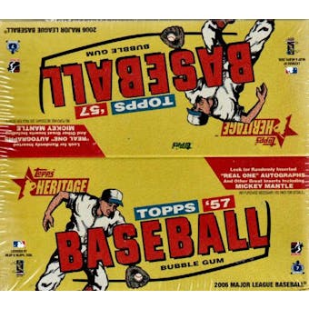 2006 Topps Heritage Baseball 24 Pack Box