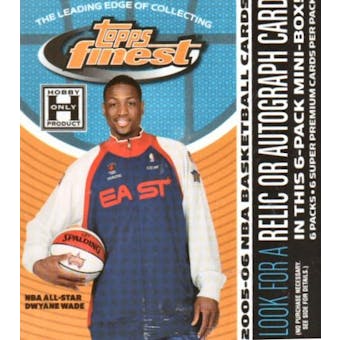 2005/06 Topps Finest Basketball Hobby 6 Pack Mini Box