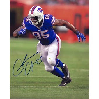 Charles Clay Autographed Buffalo Bills Blue 8x10 Football Photo