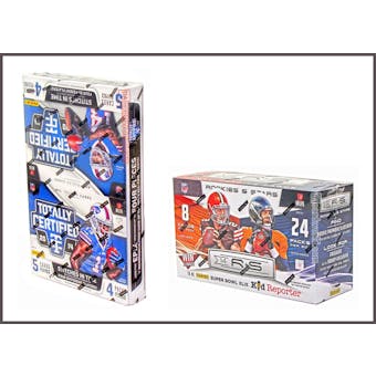 COMBO DEAL - 2014 Panini Football Hobby Boxes (Totally Certified, Rookies & Stars)