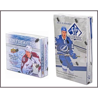 COMBO DEAL - 2014/15 Upper Deck Hockey Hobby Boxes (Artifacts, SP Authentic)